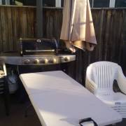 BBQ and outdoor sitting